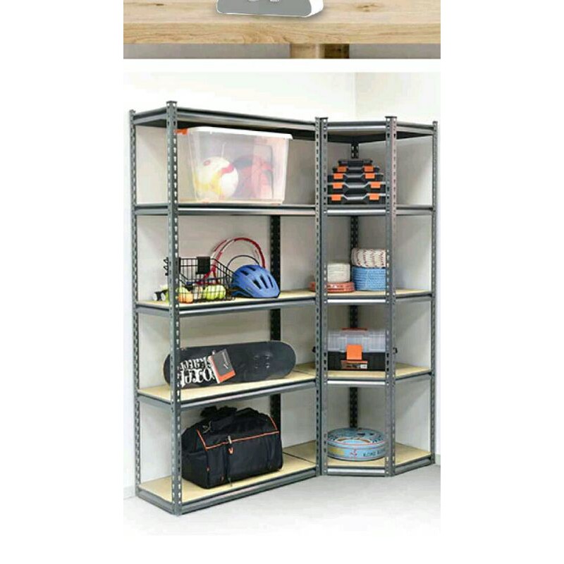 rak penyimpanan tactix 5 tingkat 183cm / rak besi serbaguna tactix