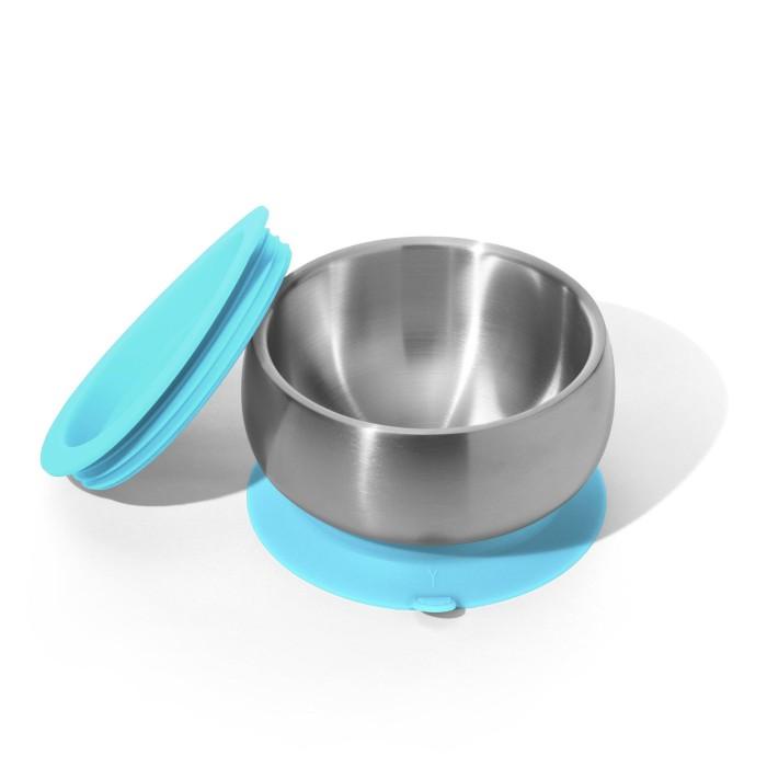 Avanchy | Stainless Steel Suction Baby Bowl + Air Tight Lid