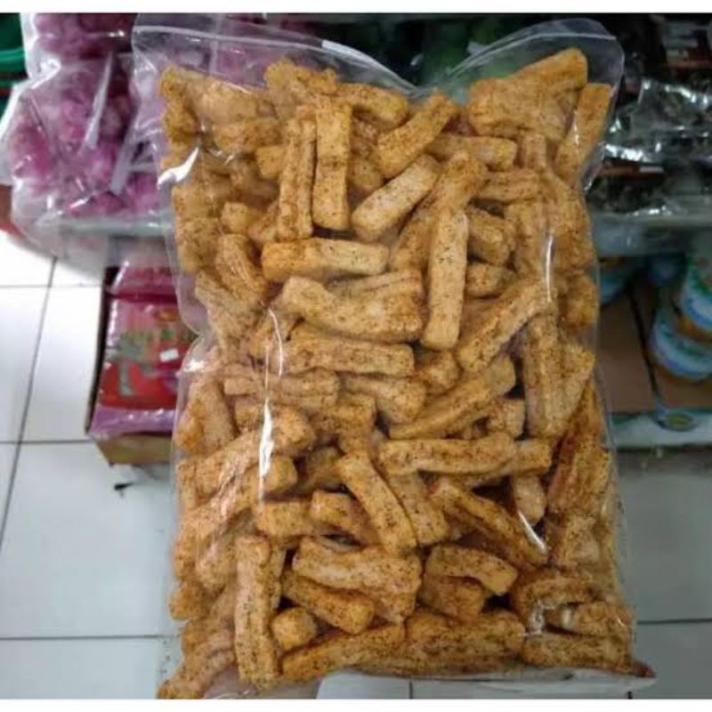 

10.10 Cemilan Kiloan Kekinian Samit Pedas 125grm - Cemilan Pedas - Snack Pedas - Cemilan Murah - Snack Murah - Kerupuk Ikan Pedas