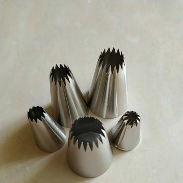 Weijiao Ujung Mulut Pipa Icing Bahan Stainless Steel Untuk Dekorasi Kue Id