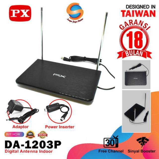 Antena tv digital dan analog Indoor PX DA 1203P