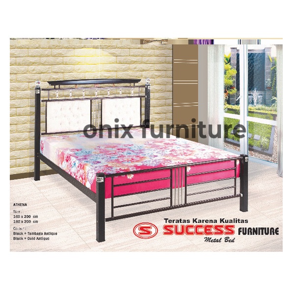 Ranjang / Divan Besi Athena 160x200cm