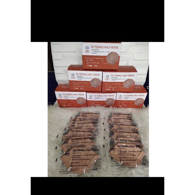 filtering half mask anti virus 3d health box kn95