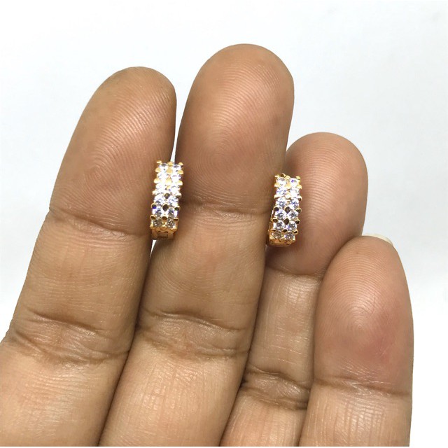 Anting permata anting wanita anting lapis emas anting perhiasan fasion