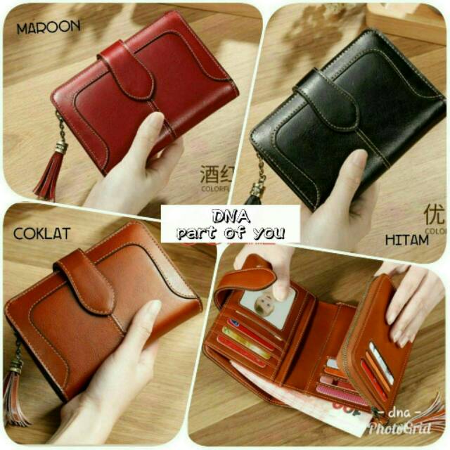 Dompet arow lidah besar lonceng/dompet lipat fashion wanita /dompet mewah harga murah/dompet batam