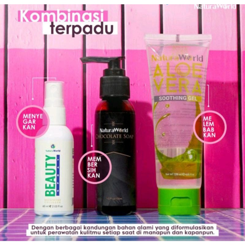 Natura Beauty Spray || Natura Aloevera || Natura Chocolate