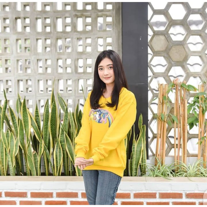 Sweater Wanita Grosir - Pony Taile Rainbow