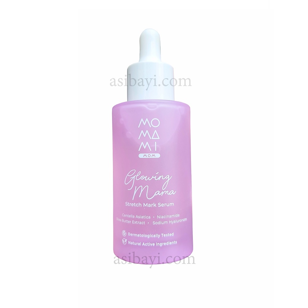 Momami Mom Glowing Mama Stretch Mark Serum Menghilangkan dan Membuat Warna Kulit Kembali Merata