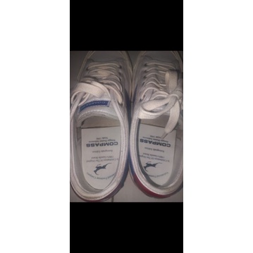 Sepatu compas retro blue white sz 41