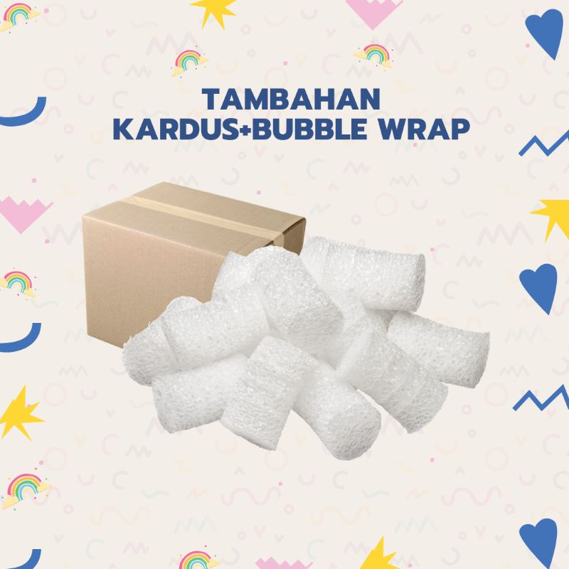 

Tambahan Kardus dan Bubble wrap