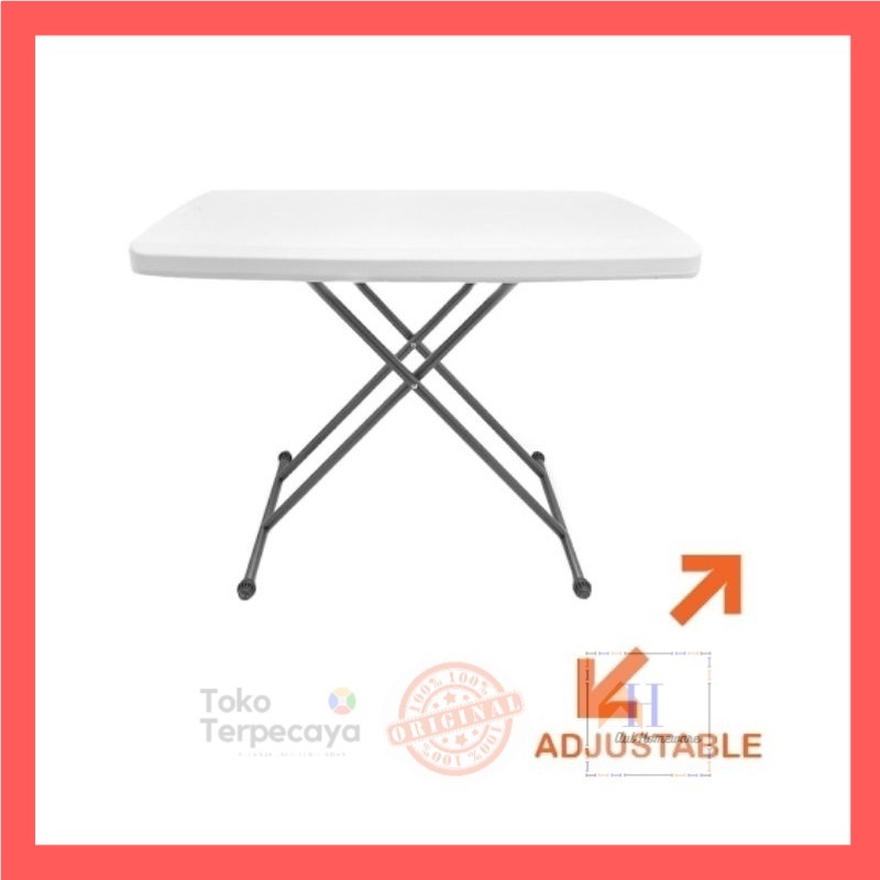Krisbow Meja Taman Lipat Adjustable / Meja Outdoor / Meja Portable