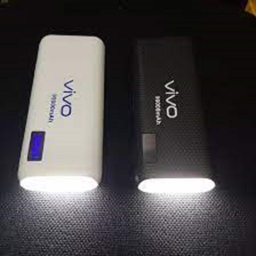 Powerbank 3 pot USB POWERBANK 99000Mah VIVO 3 USB PORT LED FLASH DIGITAL LEATHER LCD INDICATOR LED