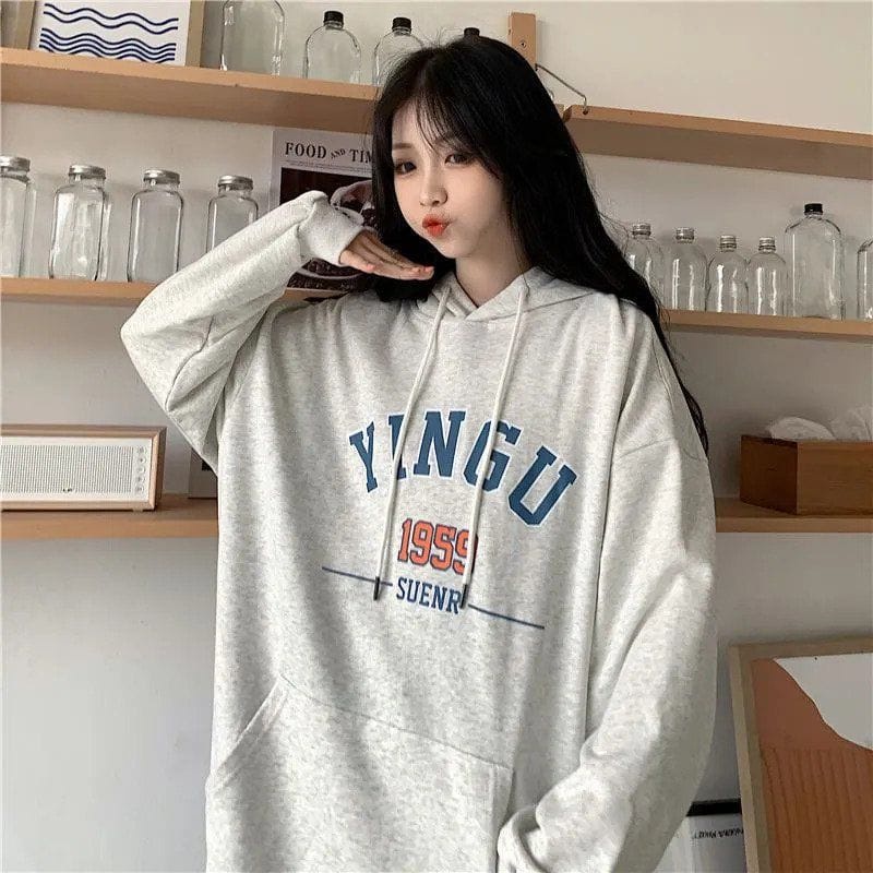 HOODIE UNISEX YINGU 1959 - ATASAN TEBAL KEKINIAN PREMIUM