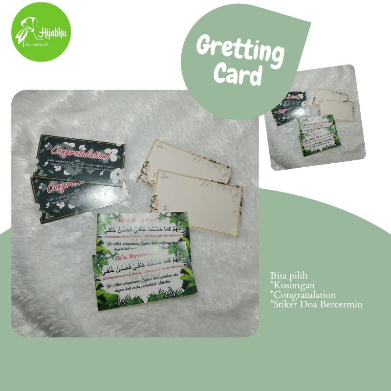 

Gretting Card/Sticker Doa Bercermin By Refriz.id