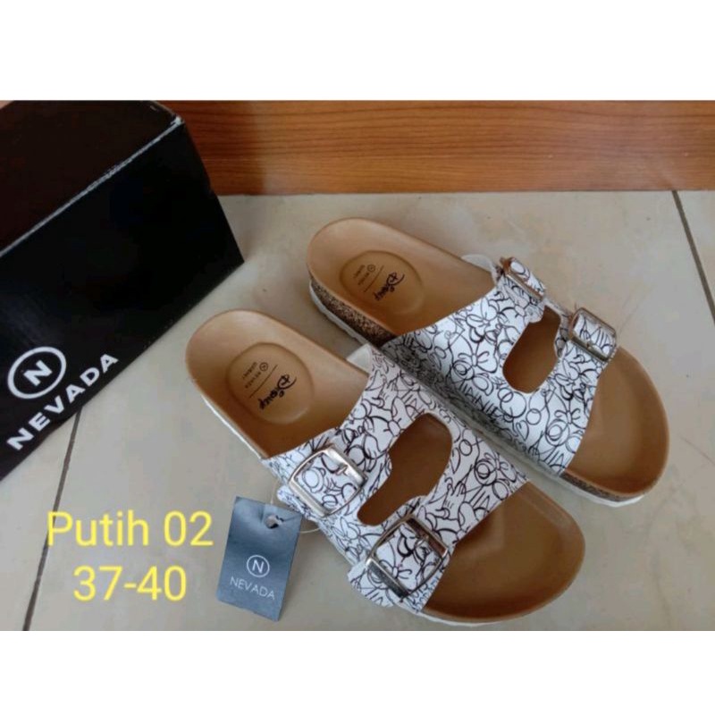 Sandal N V D Disney Puyuh Brand Matahari SALE Fashion Cewek Casual Terbaru Sendal Gasper Slip On