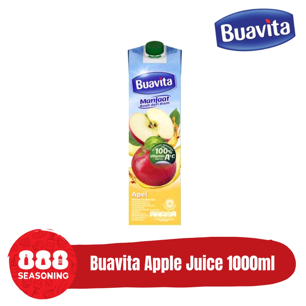 

BUAVITA APPLE JUICE (Jus Apel Sari Buah Asli) 1000ml/ 1L