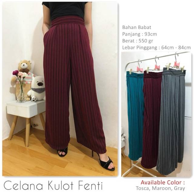 Celana kulot fenti