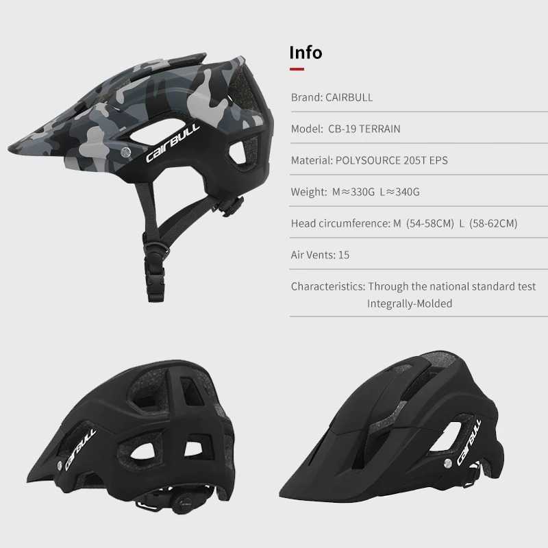 Jual Helm Sepeda Ultralight Cycling Bike Helmet Cairbull untuk MTB XC Enduro Cairbull Original