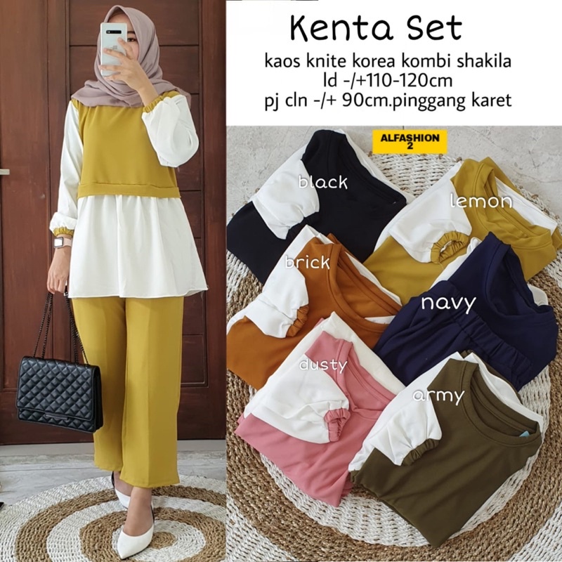 SETELAN / KENTA SET ORIGINAL BY ALFASHION SOLO