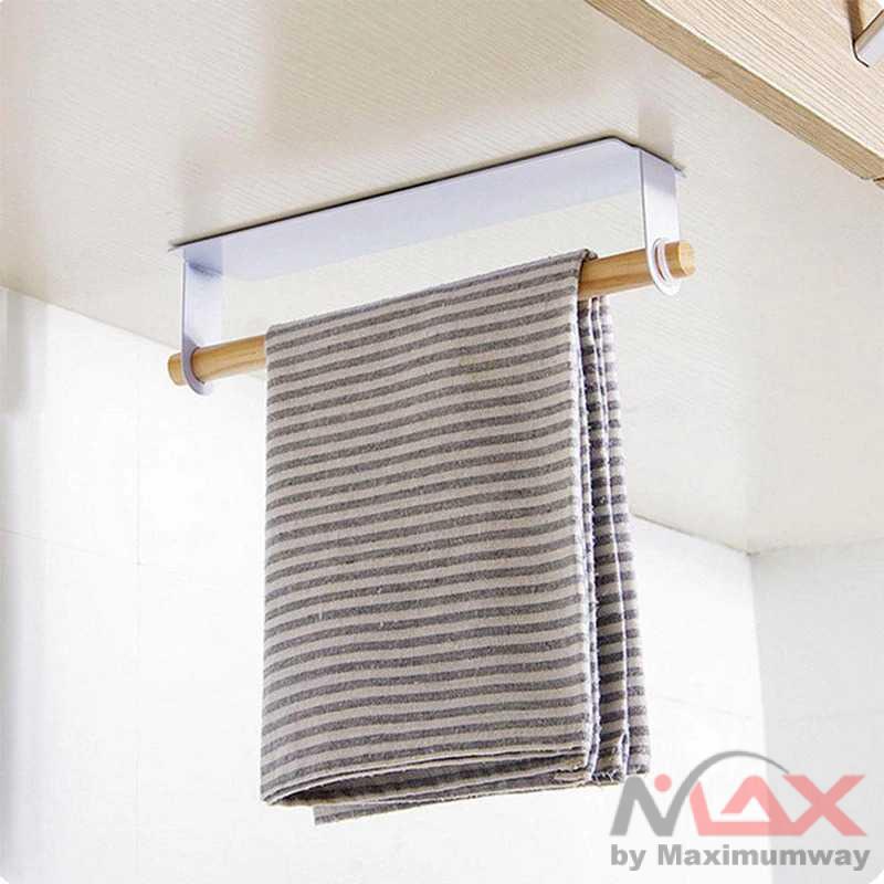 Holder Serbet Lap Tissue Gulung Gantungan Lap Gombal Kain Handuk Dapur Toilet Kamar mandi Tisu Tisue  HOUSEEN Gantungan Tempat Tisu Toilet Handuk Serbaguna Model Roll H25 Tisu gulung Tissue Roll Tisue Cebok WC Toilet Jamban dapur Ruang makan
