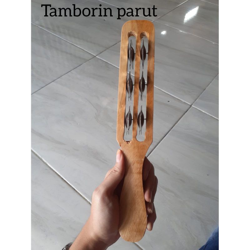 Alat Musik Tradisional/Mainan Kayu/ Mainan Tradisional Tamborin