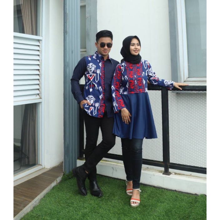 Couple blouse kemeja Toraja||batik modern terbaru