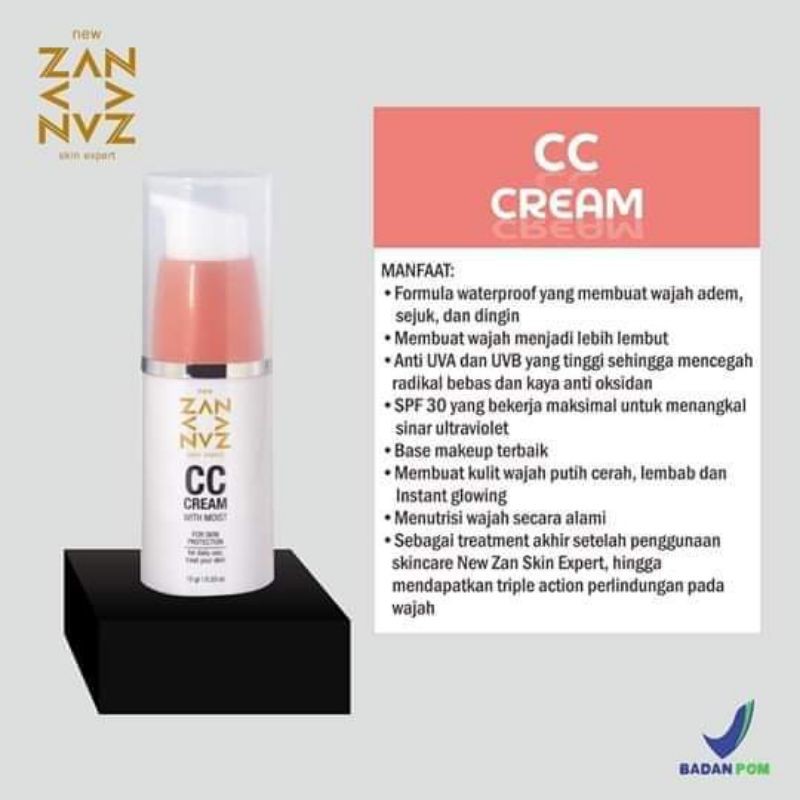 (BISA COD) CC cream new Zan
