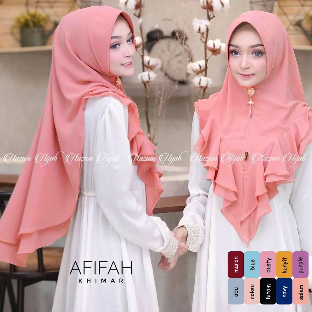 KERUDUNG INSTANT AFIFAH-SALEM