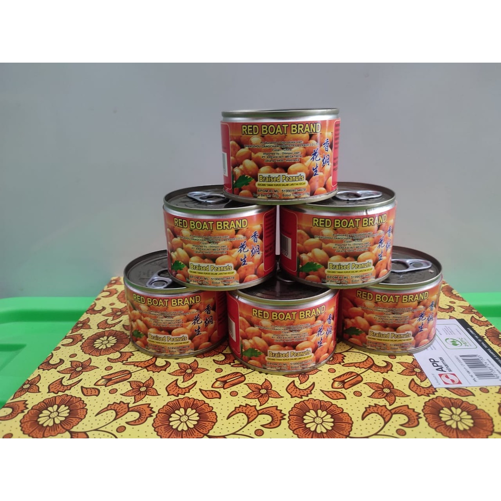 

Red Boat Brand Braised Peanut / Kacang Kalengan Red Boat Brand