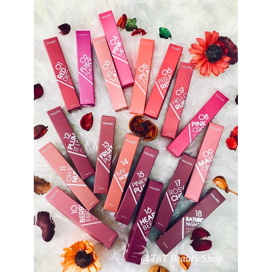 ORIGINAL Wardah Lip Cream Exclusive Matte Cair Lipcream 