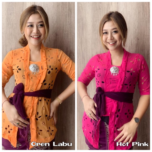 SALE Kebaya Jadi sutra crepe Syahrini M L XL XXL-3