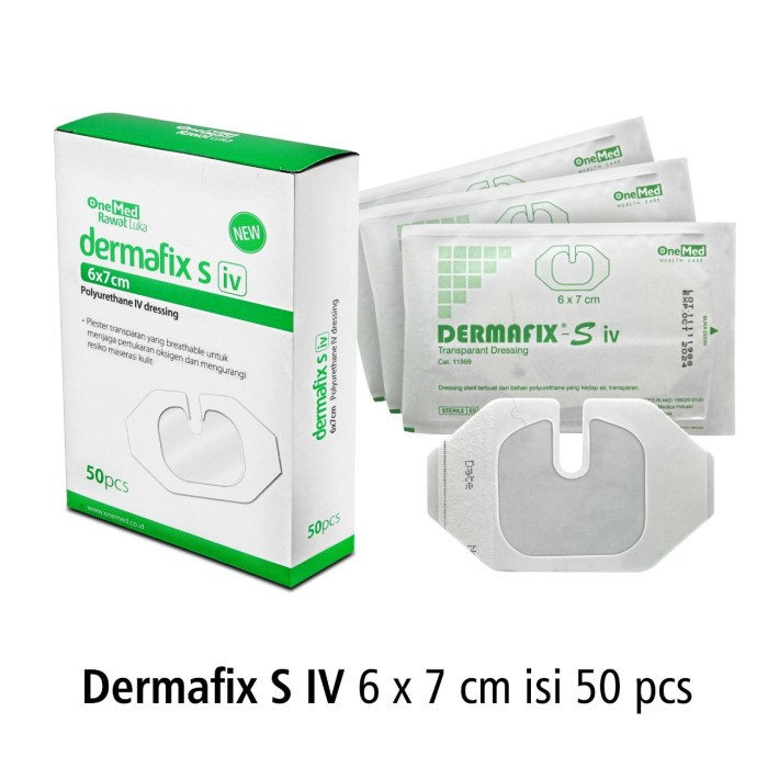 OneMed Dermafix S 6x7 IV box isi 50