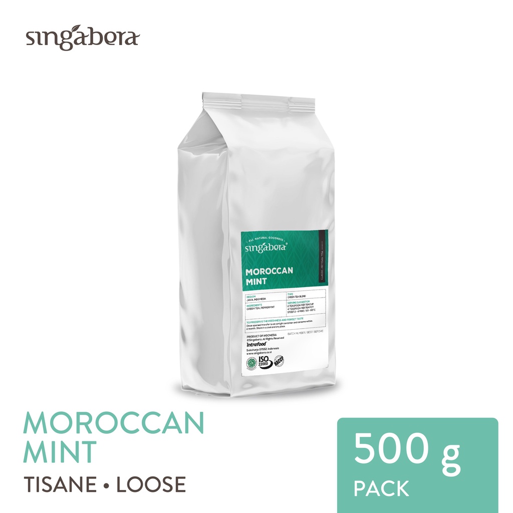 

Singabera Moroccan Mint - Green tea Blend - 1 Pouch 500 g