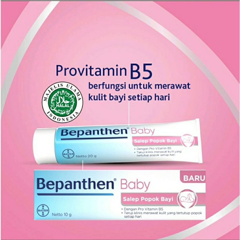 Bepanthen - HEMAT BORONGAN (10 gr 2pcs) salep ruam, salep iritasi salep untuk bayi dan dewasa,ruam p