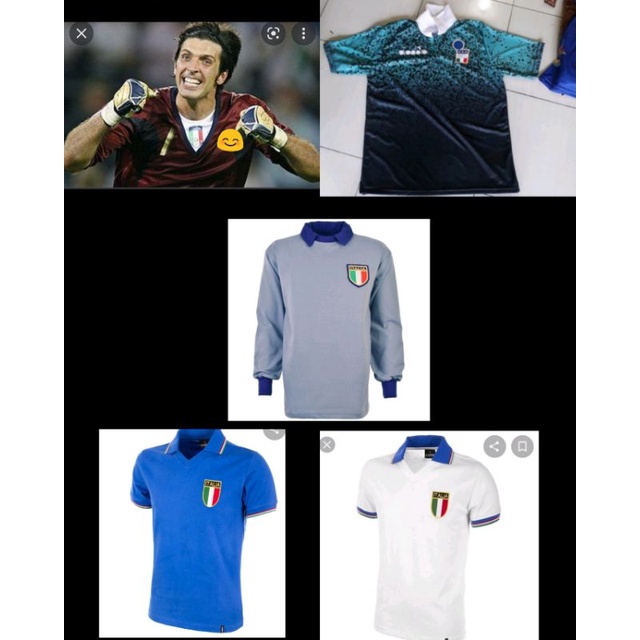 Jersey Italia 1982 Home Away Retro/Jersey Italy 1982 Home Away/Jersey Italy 1982 Fifa World Cup/Jers