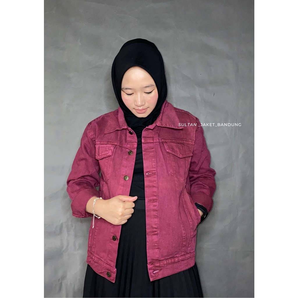 JAKET JEANS SANDWASH || CLASIC DENIM PRIA DAN WANITA