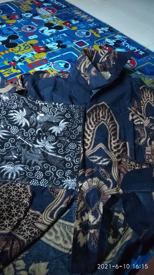 Wou Batik Couple Savana Ruffle Batik Couple Ori Ndoro Jowi Dnt Garansi Termurah - Bs117