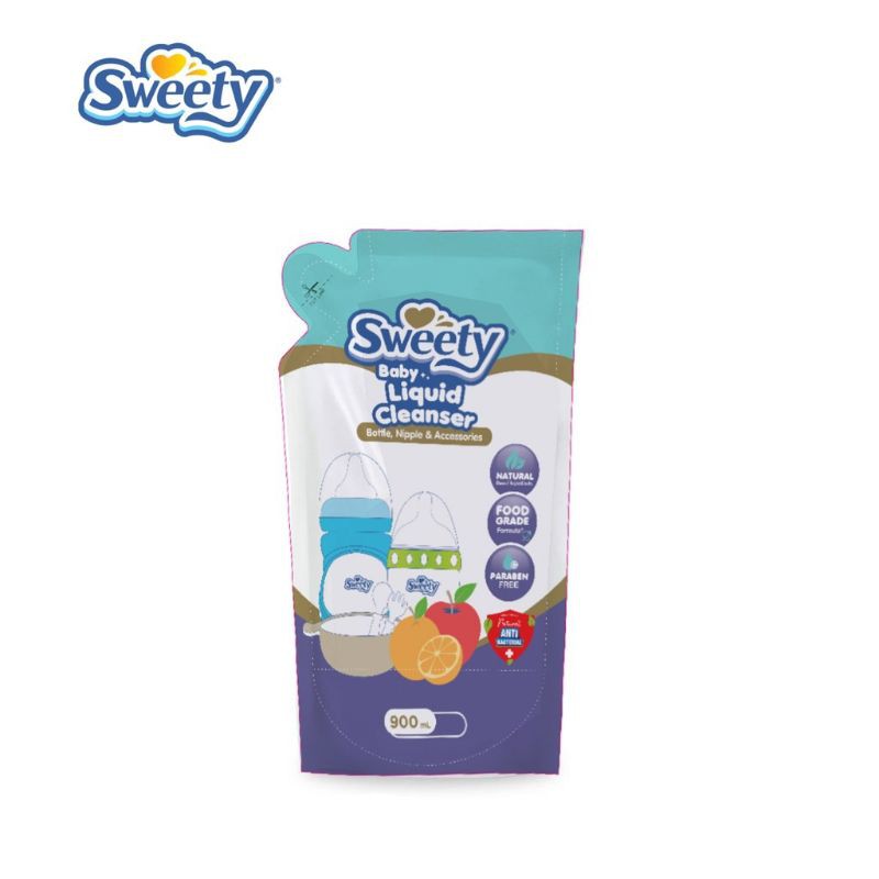 Sweety Baby Liquid Cleanser Refill 450ml - 900 ml / Cairan Sabun Pencuci Botol Susu