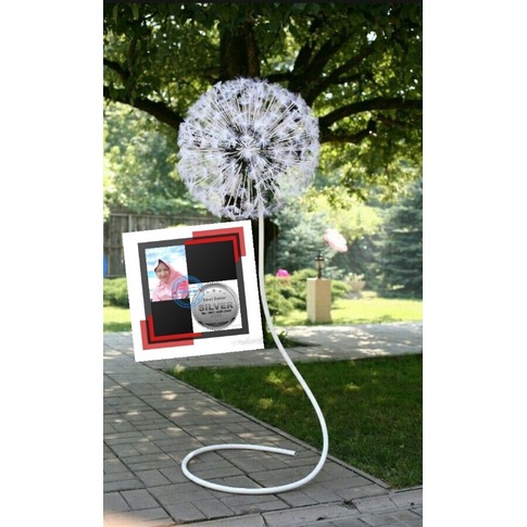 standing flower,lampu dekorasi, lampu dandelion