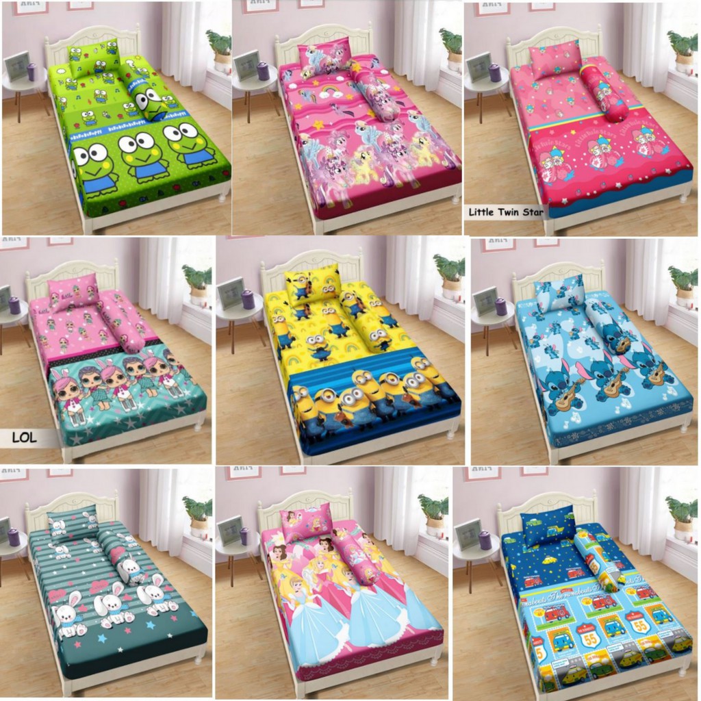 Sprei Lady Rose Karakter Motif Varian - Uk 120x200