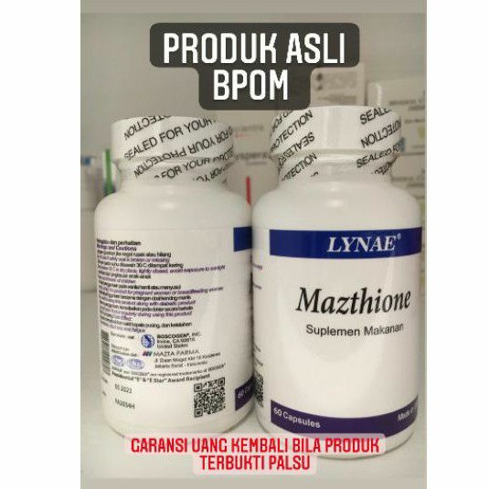 Mazthione 60 kapsul DIJAMIN ORIGINAL GARANSI UANG KEMBALI