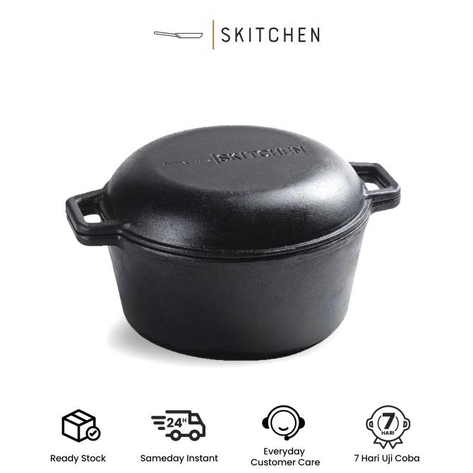 Denver Dutch Oven by SKITCHEN/Combo Dutch Oven/Cast Iron Kitchenware