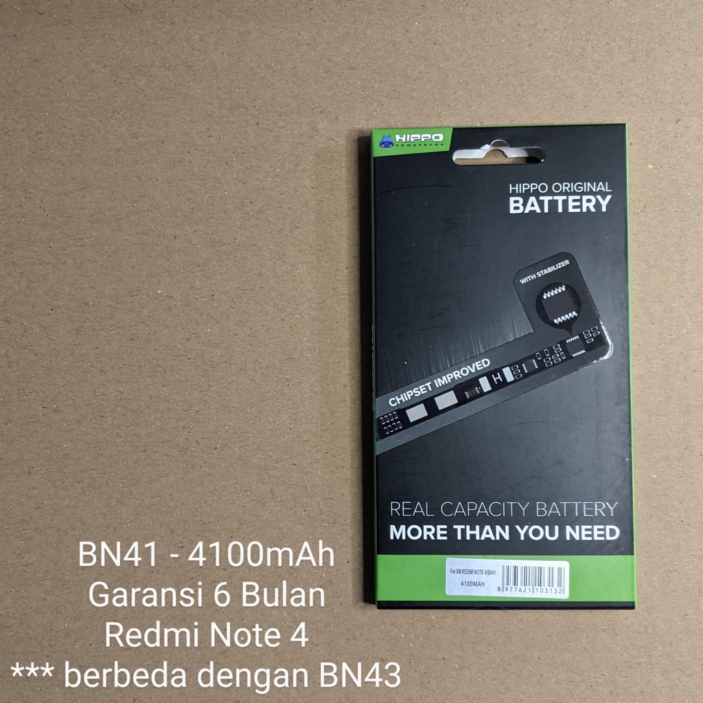 Baterai Redmi Note 4 HIPPO [BN41]