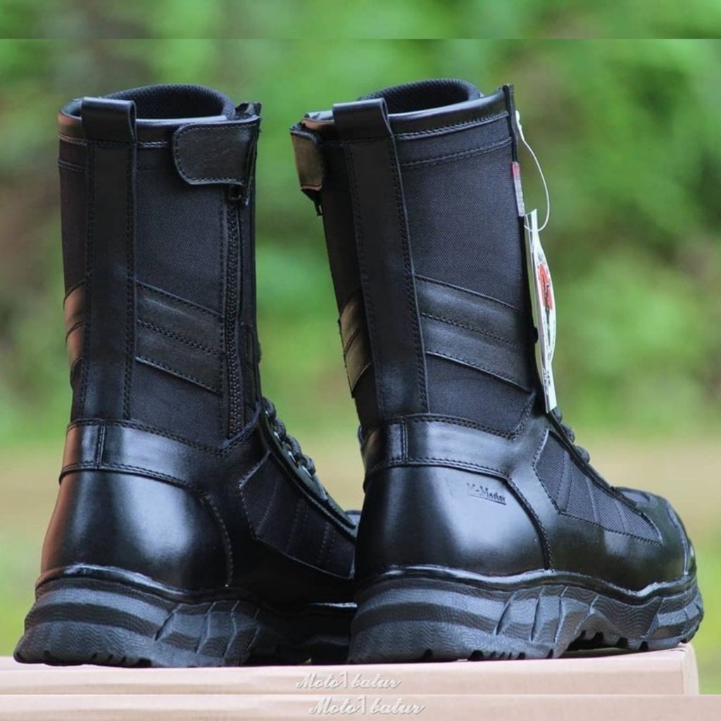 SEPATU PDL KULIT SAPI ASLI MR MASTER SEPATU PDL TNI POLRI SECURITY SATPAM SEPATU BOOTS PRIA WANITA