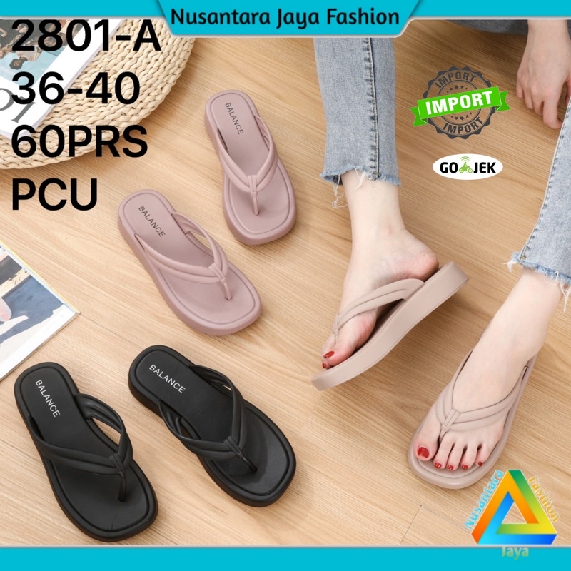 Sandal Jepit Wanita TERLARIS Jelly Balance 2801