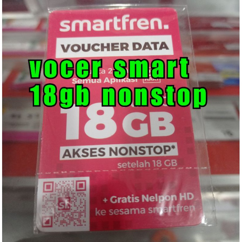 voucher Smartfren 18gb nonstop kirim kode voucher