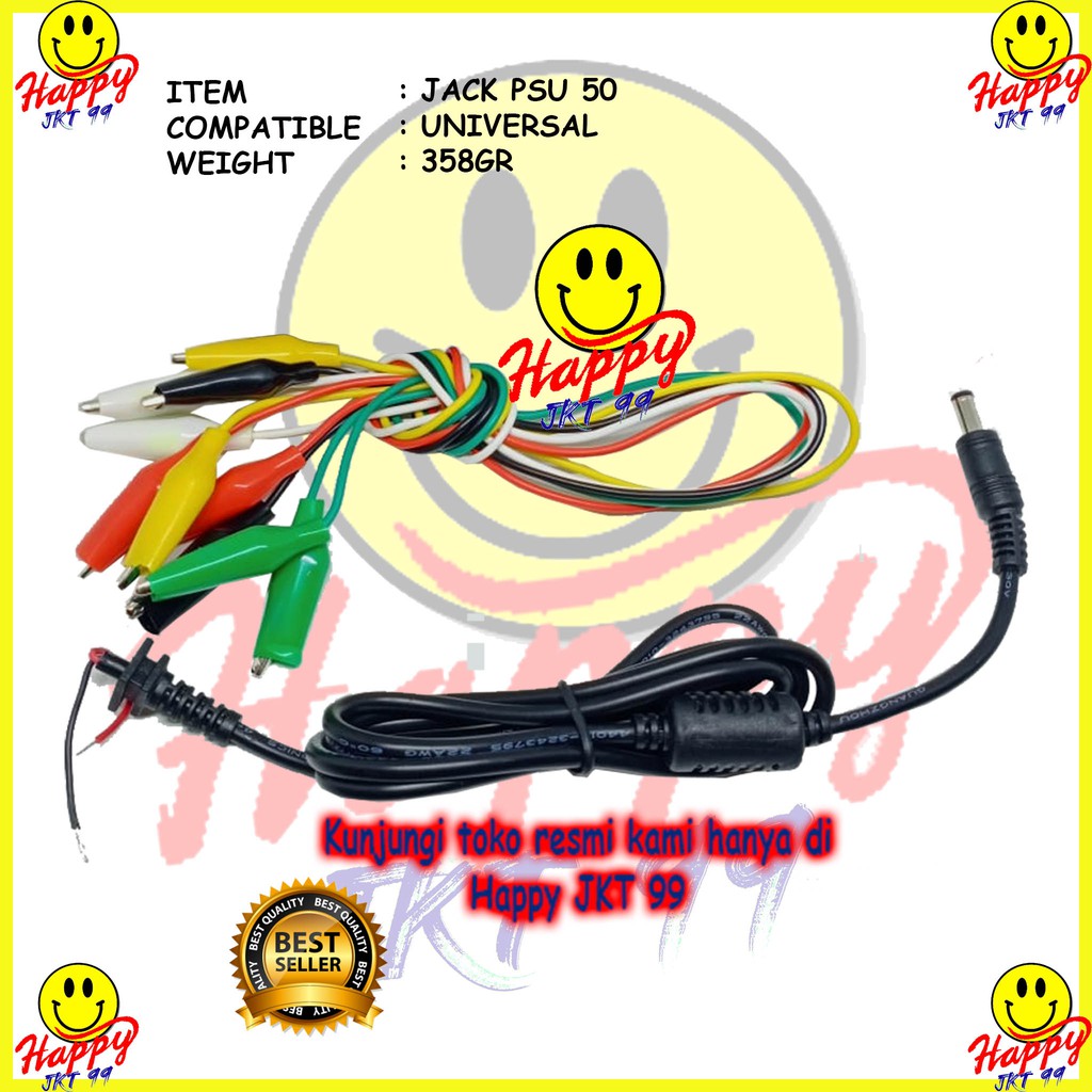 [ HAPPY JKT 99 ] UNIVERSAL DC JACK PSU POWER LAPTOP 50PCS