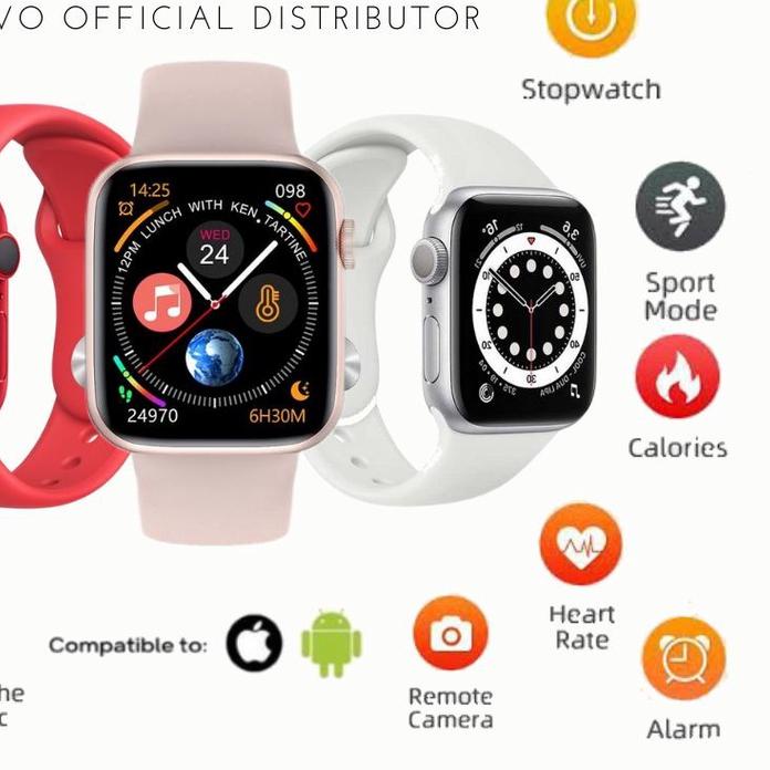 ۞ ✅GARANSI✅ SMARTWATCH IWO W26+ / W6 NEW SERIES ORIGINAL SERIES 1.75 “Seri 6 Hiwatch, Bluetooth , wa