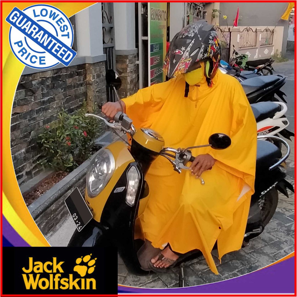 Jas Hujan Ponco Pendaki Adventure - Ponco Petualang EDHERTO - Rainbat Waterproof Petualang - Mantel 