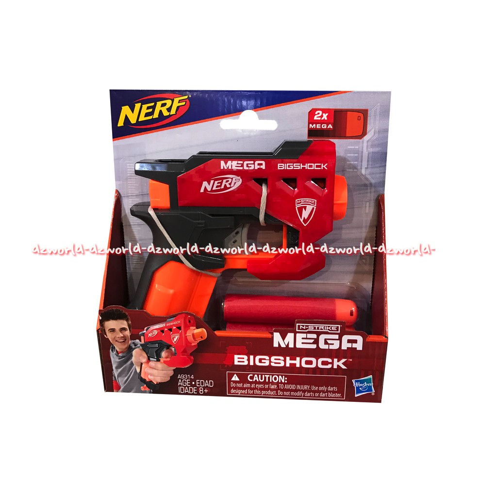 Nerf Mega Bigshock Pistol Mainan Melatih daya imajinasi si kecil dan ketangkasan si kecil